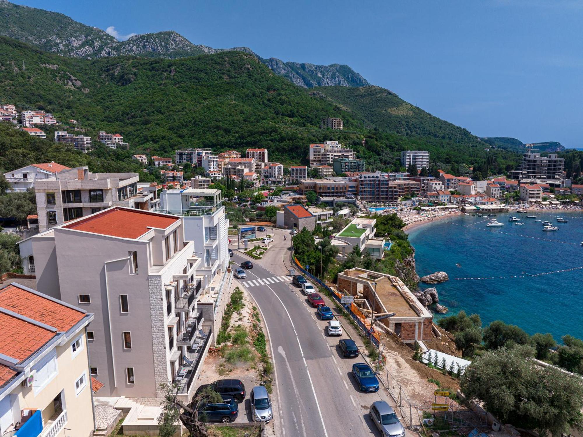 Niki Apartments Przno Sveti Stefan Extérieur photo