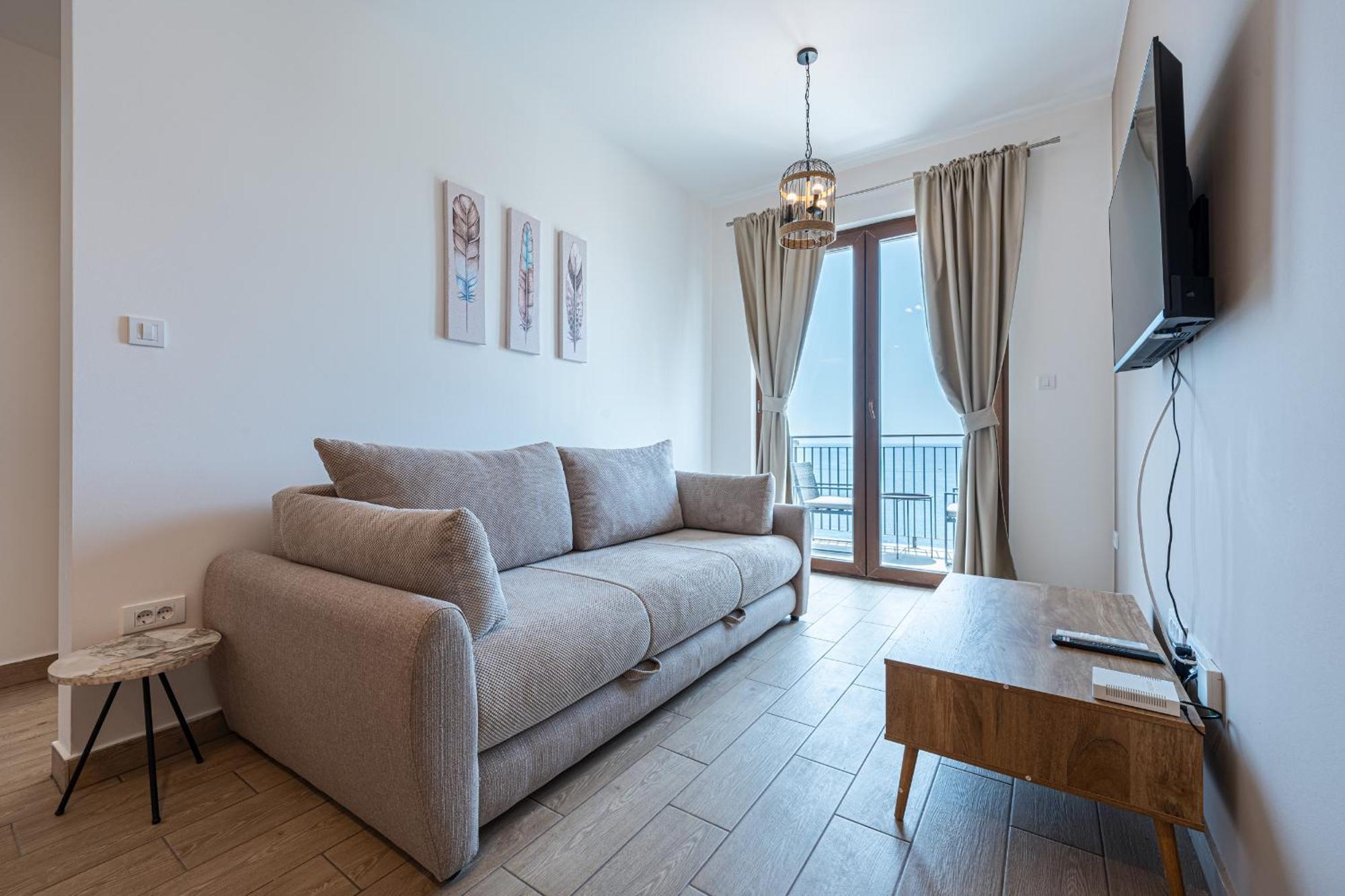 Niki Apartments Przno Sveti Stefan Extérieur photo