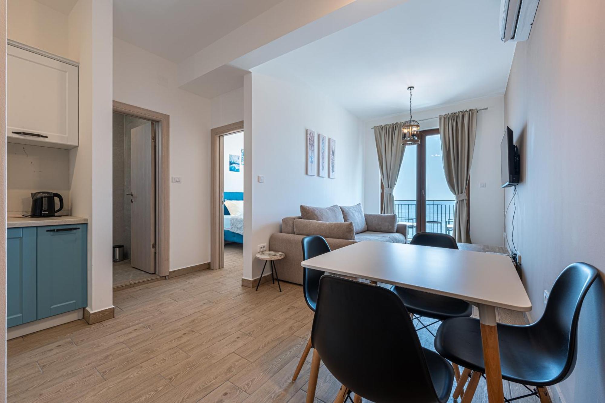 Niki Apartments Przno Sveti Stefan Extérieur photo