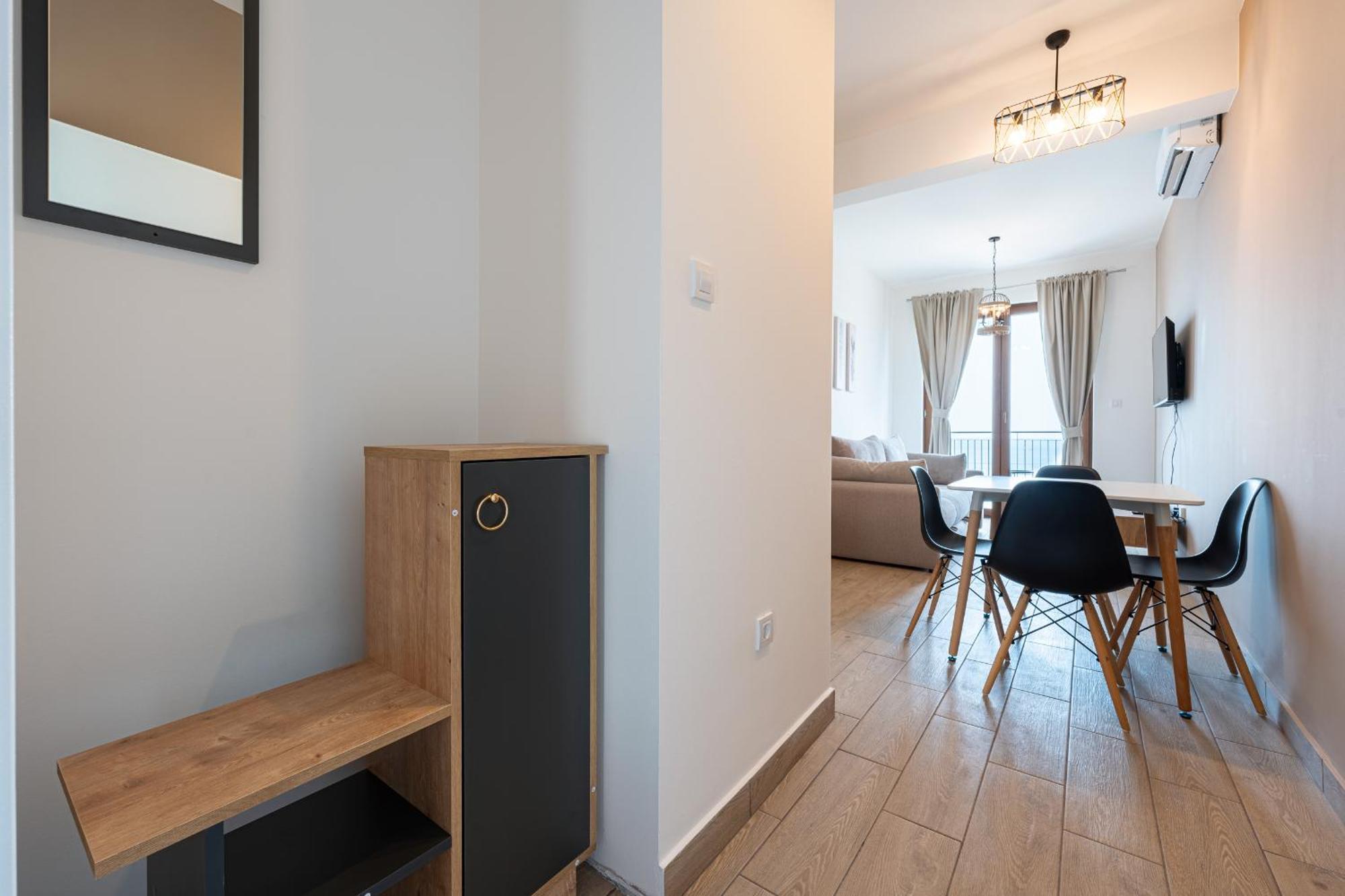 Niki Apartments Przno Sveti Stefan Extérieur photo
